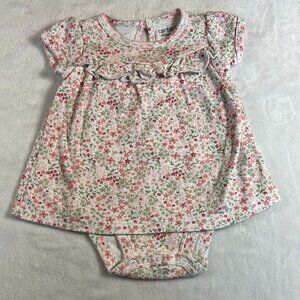 Carter’s Baby Girl Floral Bodysuit Dress 0–3M